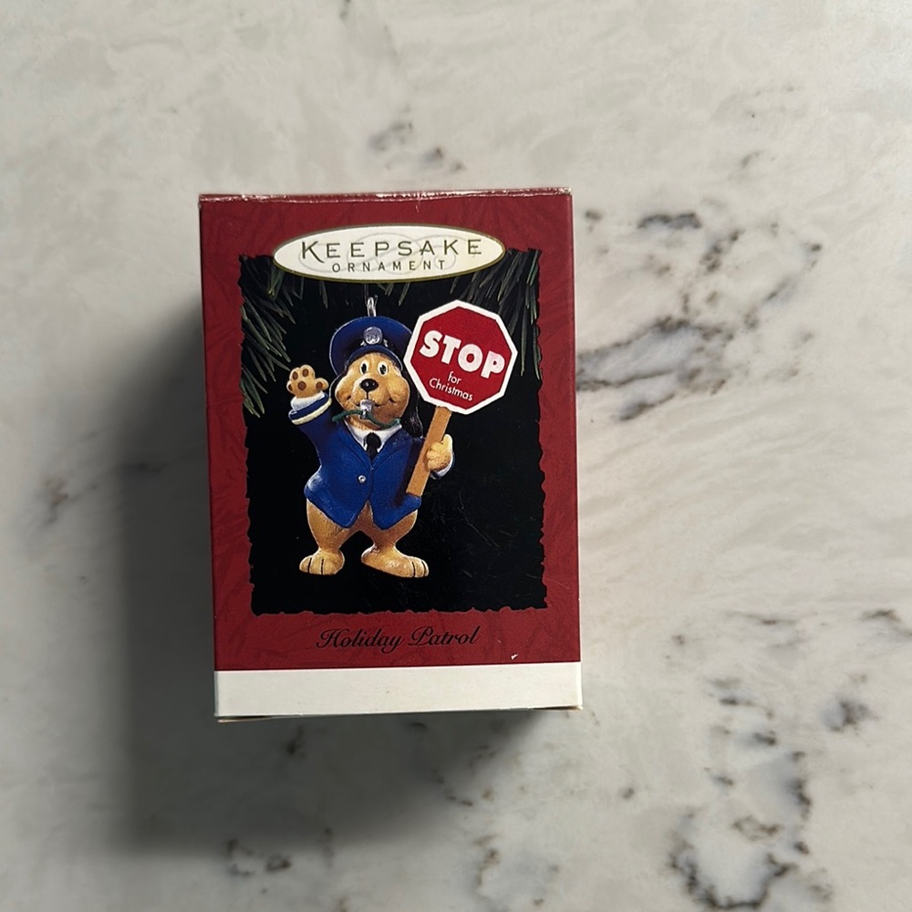 Hallmark Keepsake Ornament - Blue and Red Holiday Bear